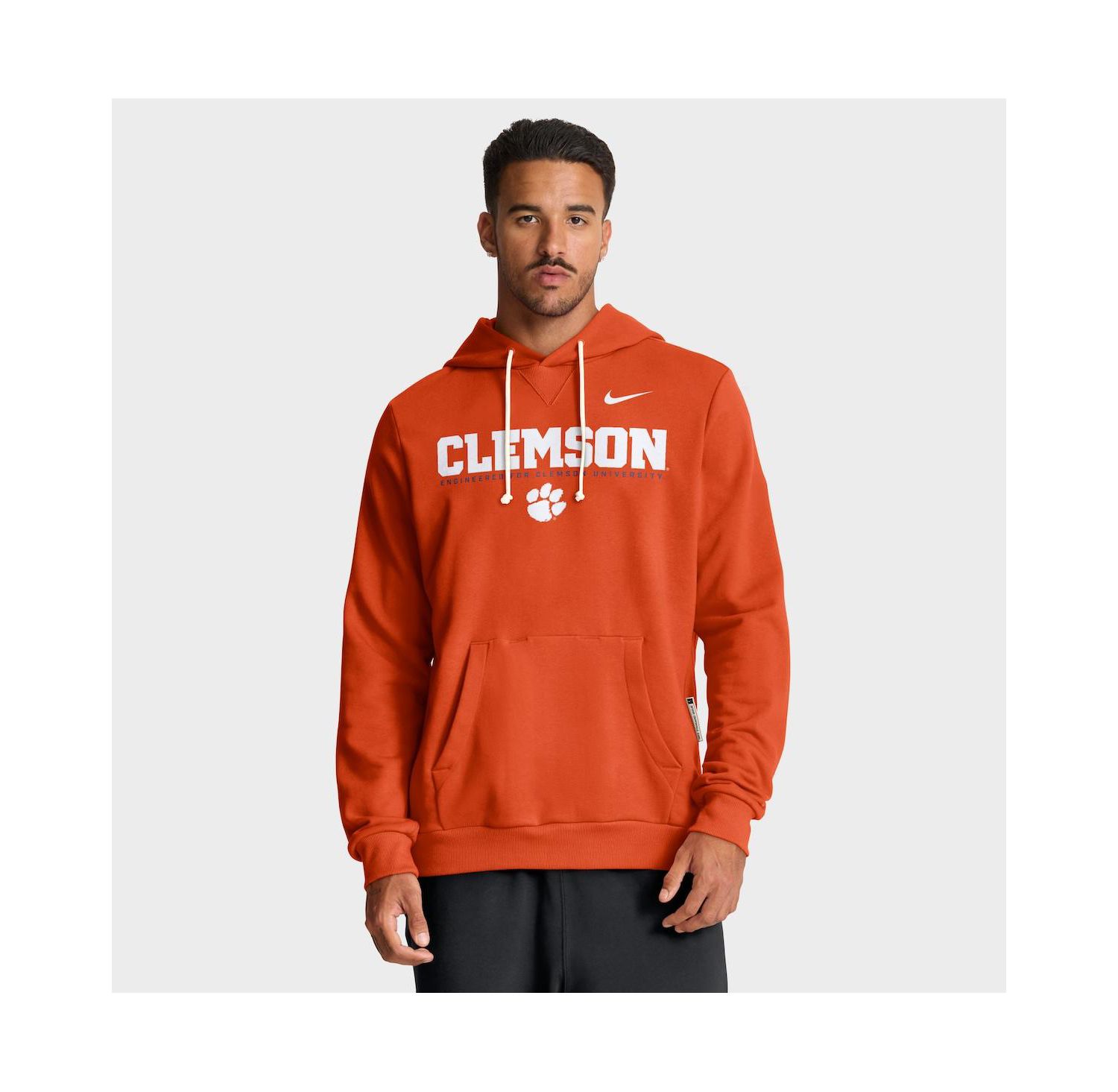 Men's Orange Clemson Tigers 2025 Sideline Standard Issue Dri-FIT Hoodie