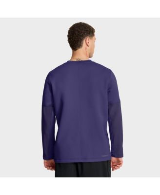 Men's Purple Clemson Tigers 2025 Sideline Coach Performance Long Sleeve T-Shirt