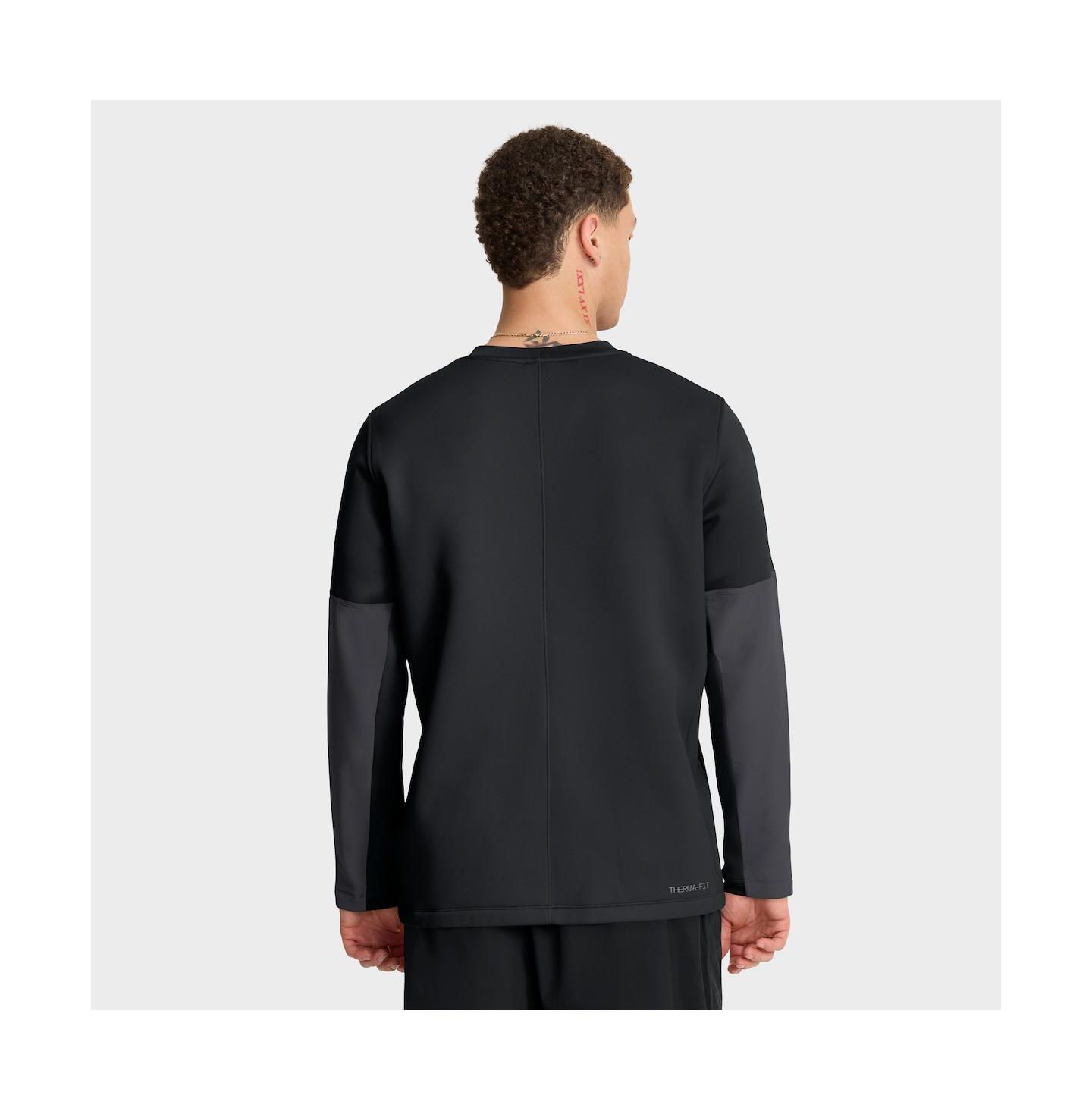 Мужская футболка Nike Black Georgia Bulldogs 2025 Sideline Coach Performance Long Sleeve — фото 2