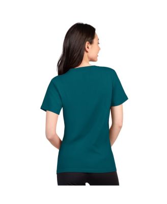 Women's Green Philadelphia Eagles Super-Slim Lightweight Winning Crew T-Shirt