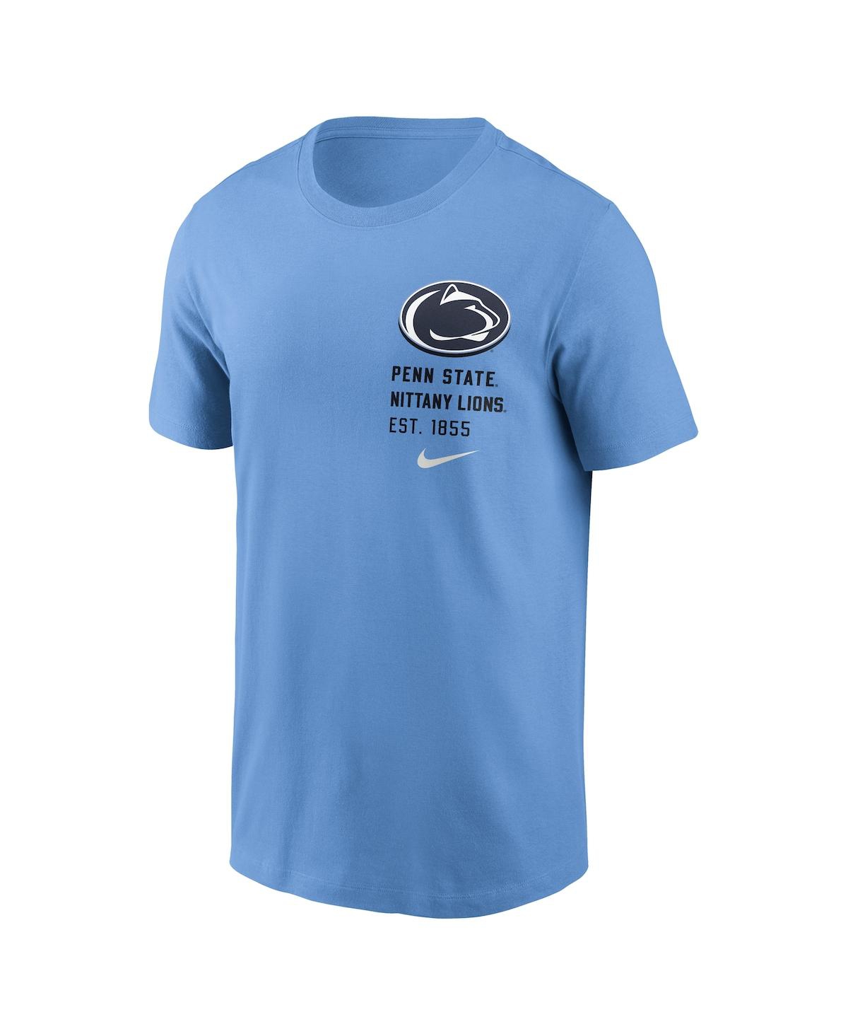 Nike Valor Blue Penn State Nittany Lions Record Shattered 2-hit T-shirt In Blue