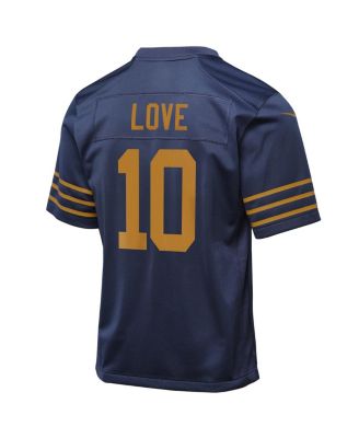 Big Boys and Girls Jordan Love Navy Green Bay Packers The 1923 Classic Game Jersey