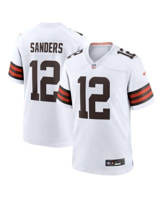 Nike - Men's Shedeur Sanders White Cleveland Browns 2025 NFL Draft Game Jersey