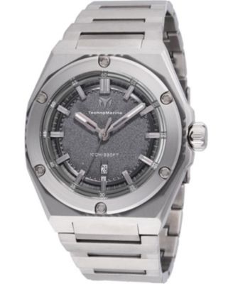 Men's TM-416074 CORAL Quartz Grey Dial Watch