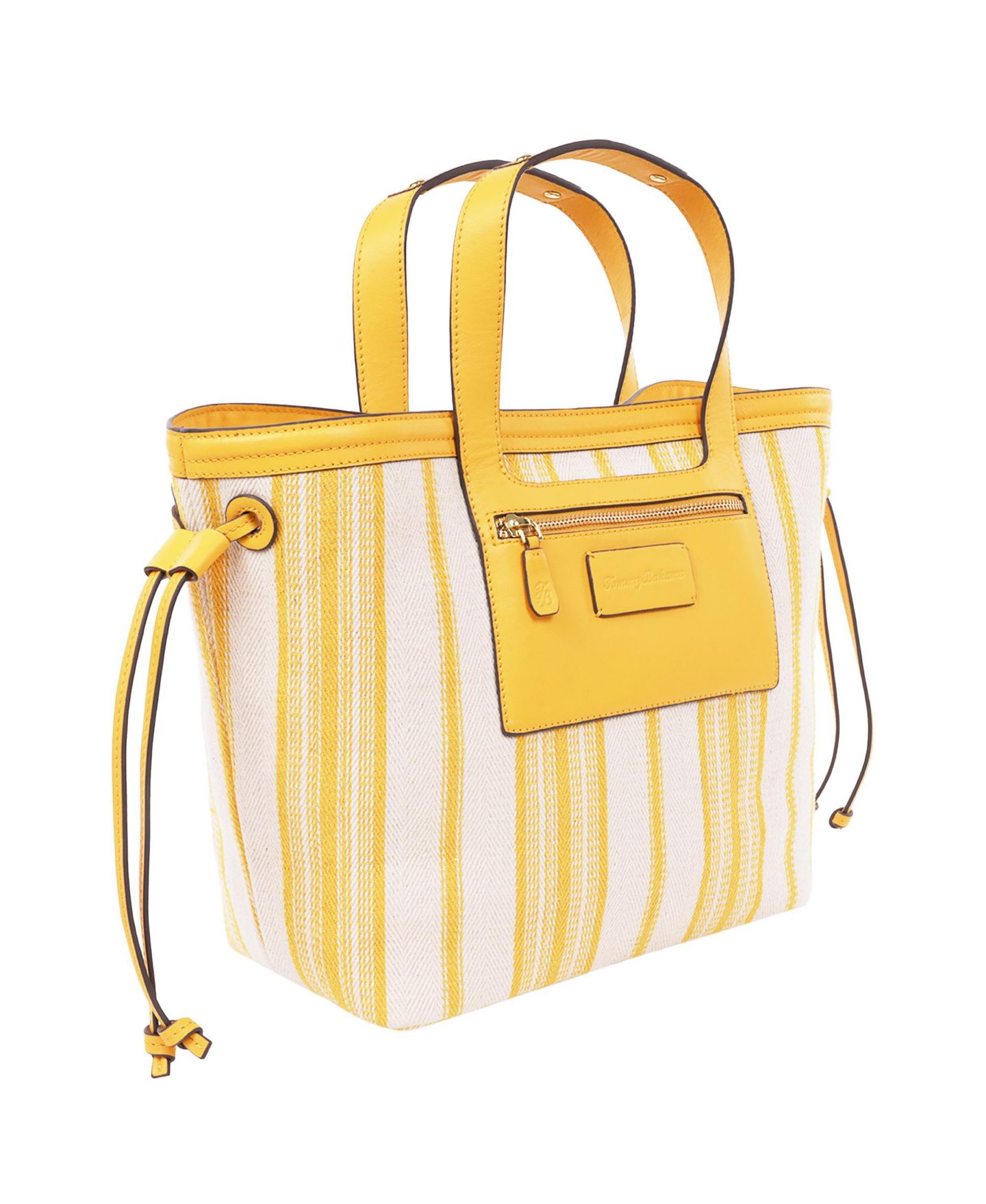 Женская сумка Tommy Bahama Canvas Stripe Large Tote, цвет: Жёлтый — фото 2