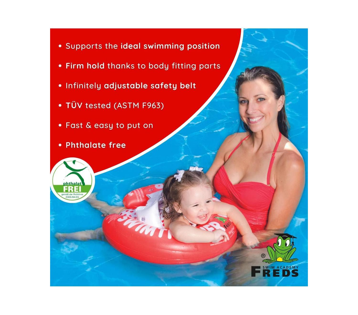 SWIMTRAINER "Classic" Red (3 months - 4 years)