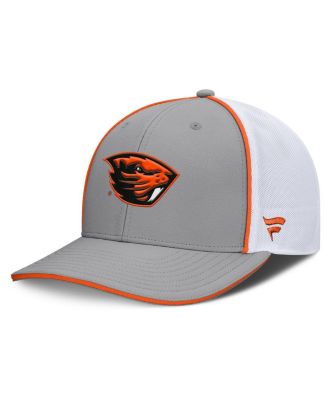 Fanatics - Men's Gray/White Oregon State Beavers Rapid Trucker Adjustable Hat