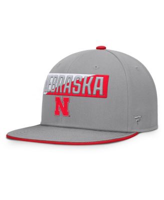 Fanatics - Men's Gray Nebraska Huskers Duo Snapback Hat