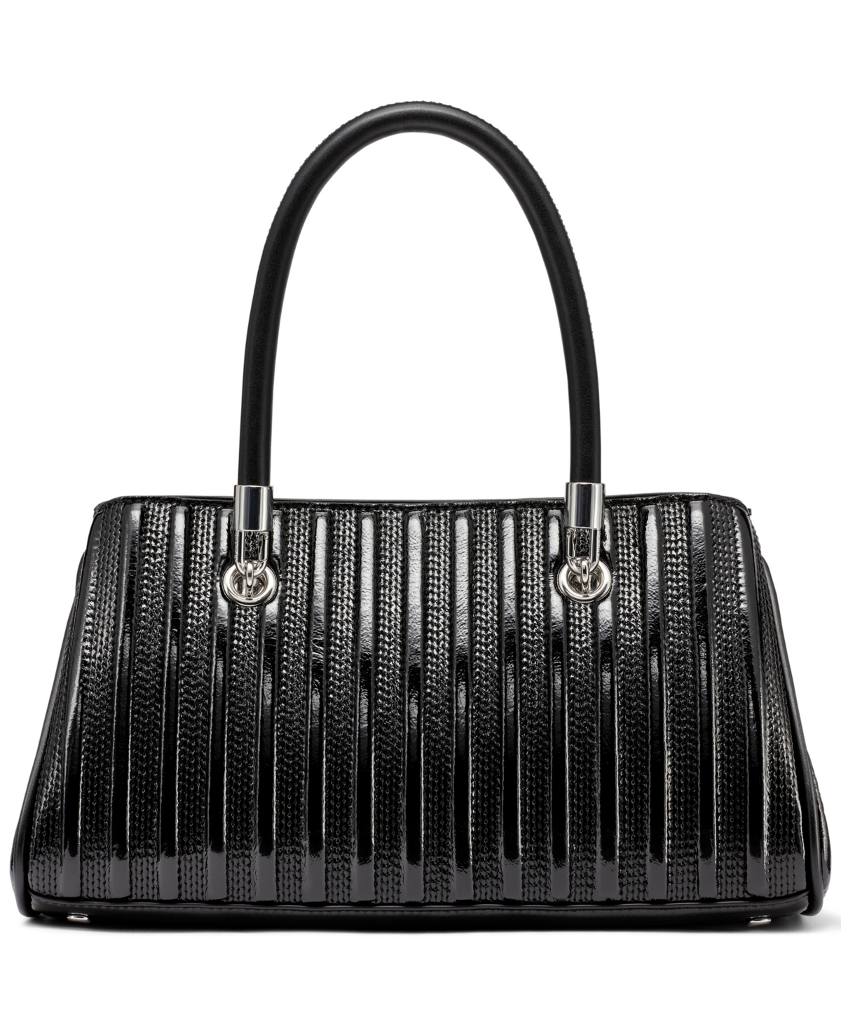 Calvin Klein Women's Brigette Patent Piping Mini Satchel Bag In Multi