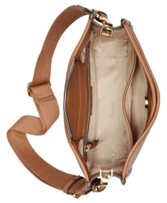 Lyla Signature-Blocked Adjustable Crossbody with Web Strap