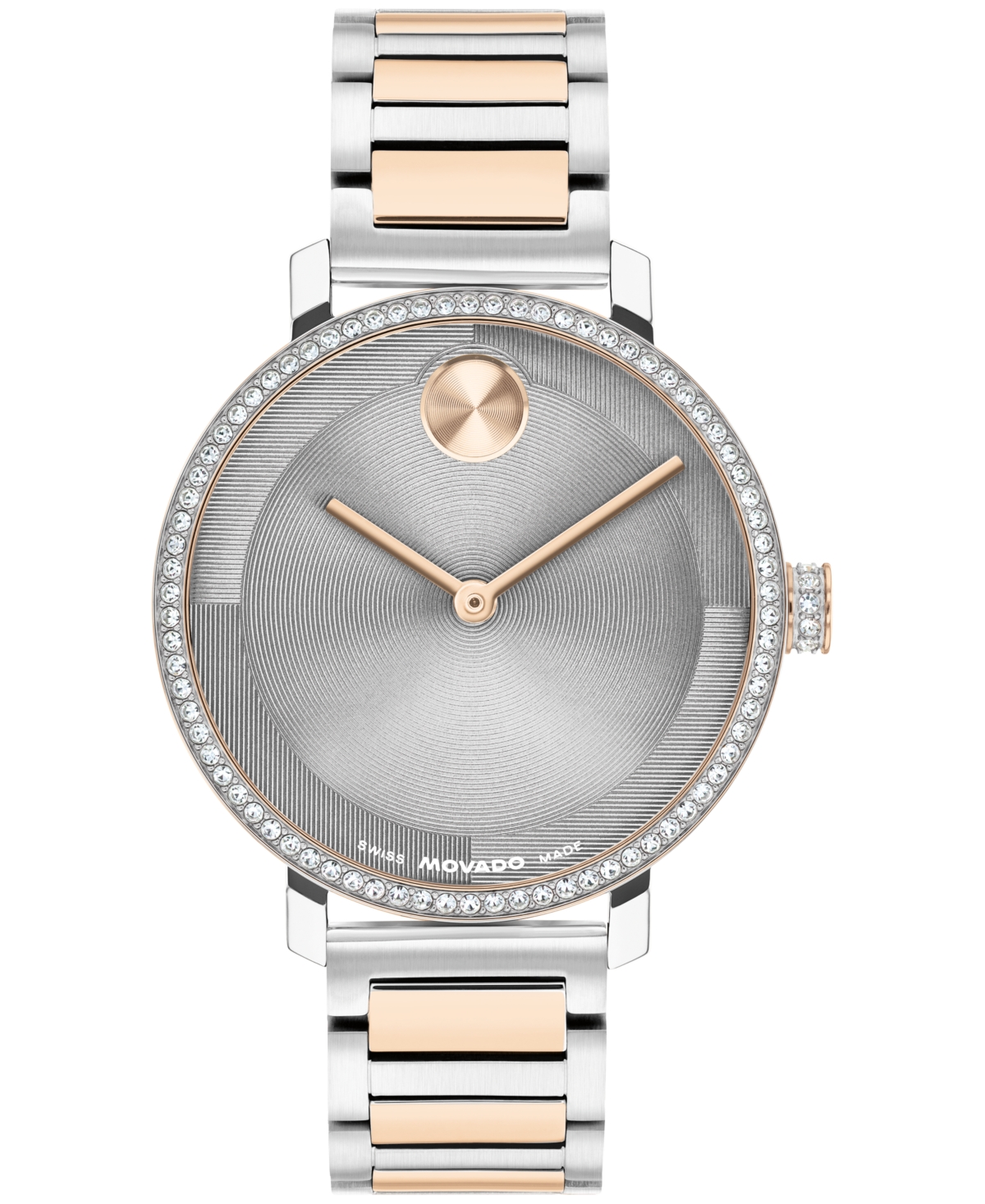 Movado Women's Bold Evolution 2.0 Swiss Quartz Light Rose Gold Steel Watch, 34mm In Multi