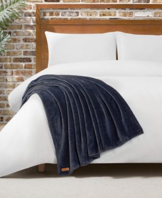 Solid Plush Throw, 50" x 70"