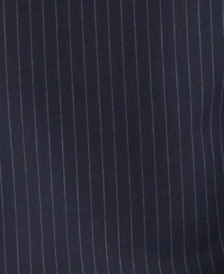 Men's Slim-Fit Double-Breasted Pinstripe Suit Separates Jacket