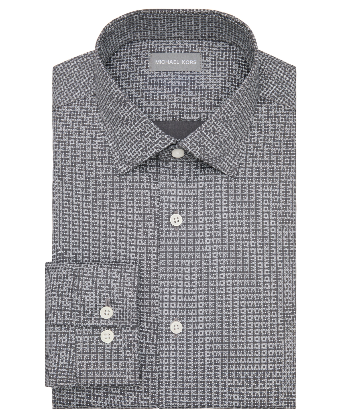 Michael Kors Men's Ultra Regular Fit Dress Shirt In Gray