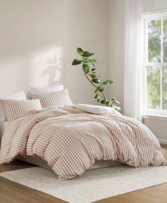 Etta Striped 3-Pc. Duvet Cover Set, California King