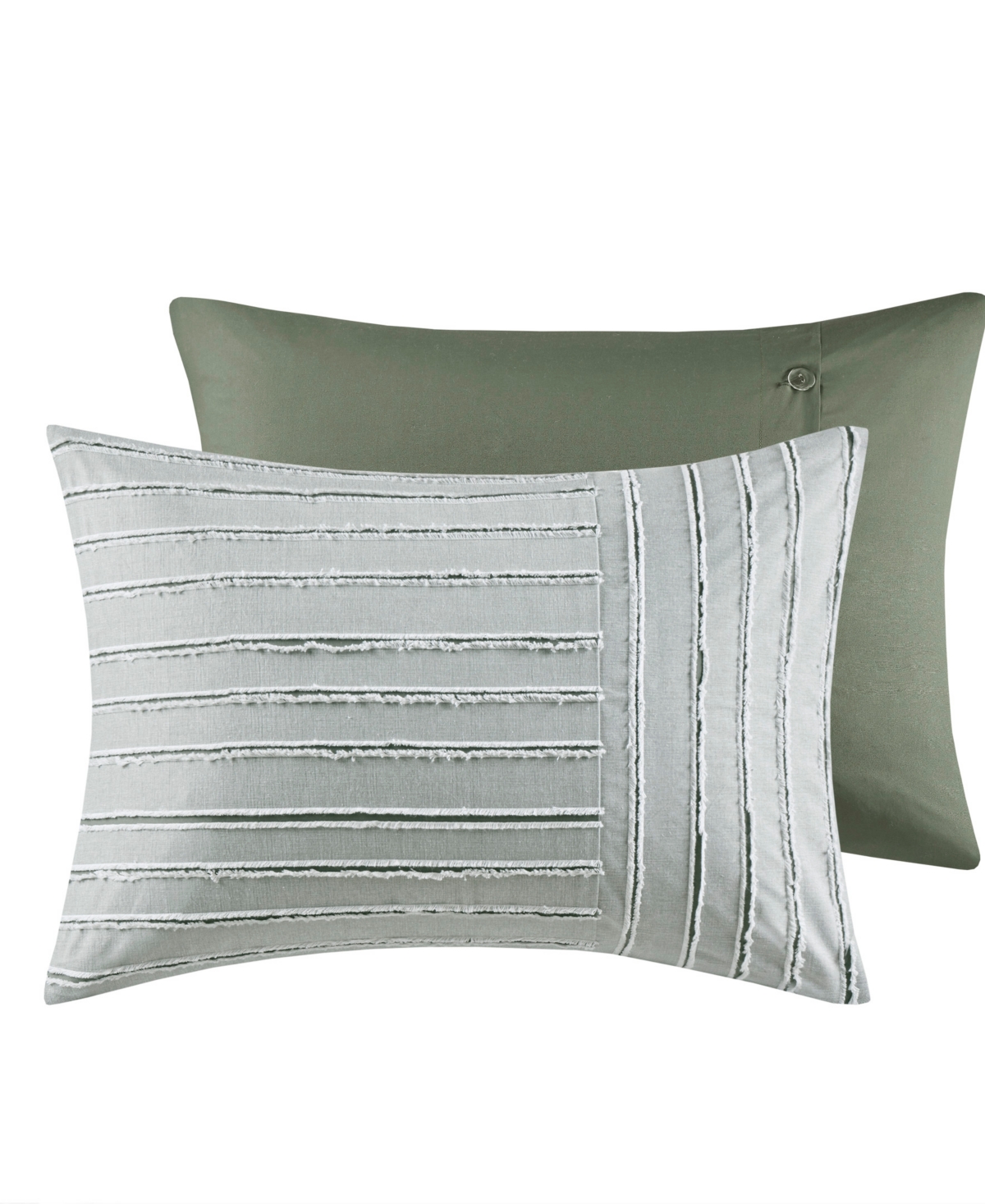 Madison Park Signature Essence Clipped Jacquard 10-pc. Comforter Set, King In Green