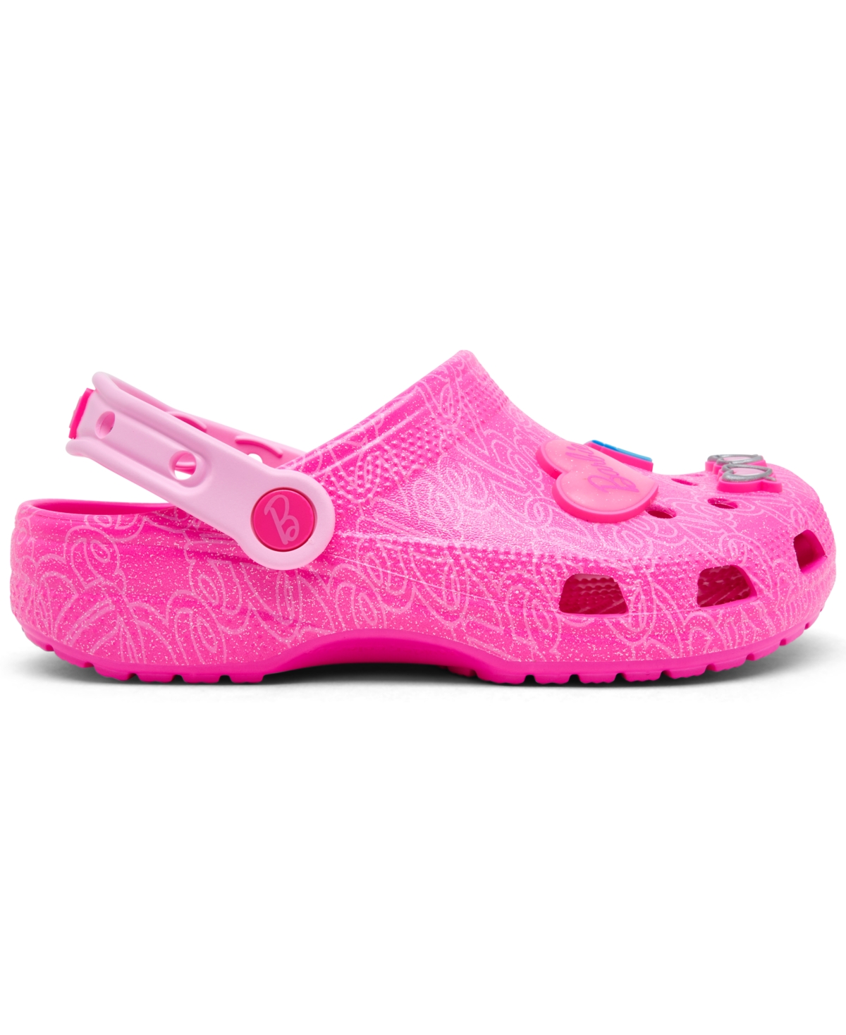 Crocs Little Girls Barbie Classic Clogs From Finish Line In Pink