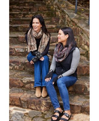 Artisan Woven Stella 100% Recycled Acrylic Multi Colored Winter Scarf