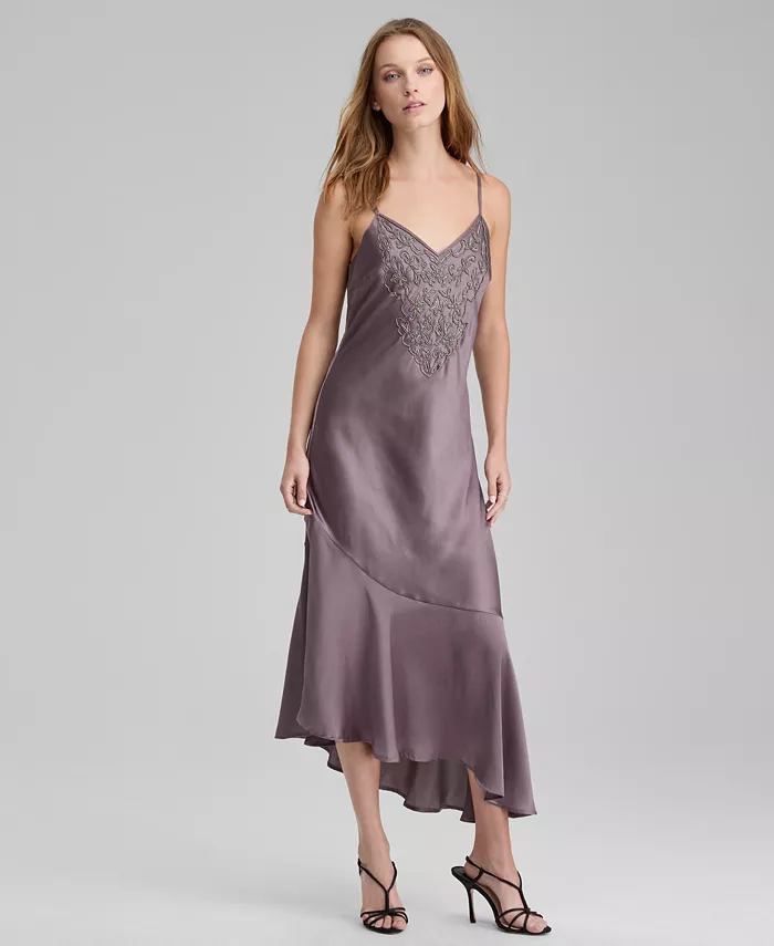 Women's Beaded Asymmetric Maxi Dress