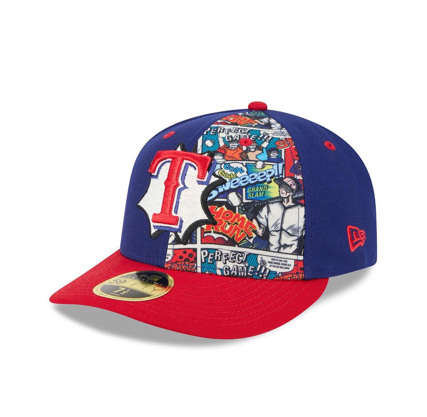 Men's Royal/Red Texas Rangers 2025 MLB Diamond Hero Edition Low Profile 59FIFTY Fitted Hat