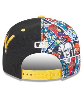 Men's Black/Gold Pittsburgh Pirates 2025 MLB Diamond Hero Edition 9FIFTY Snapback Hat