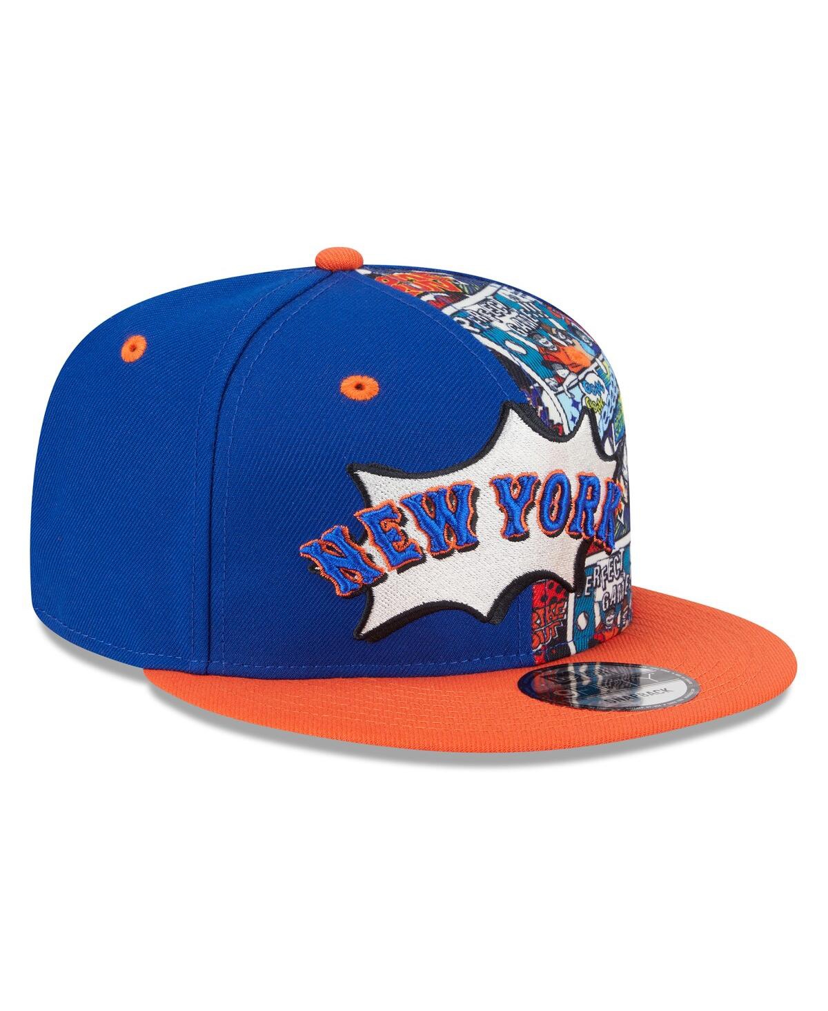 New Era Men's Royal/Orange New York Mets 2025 Mlb Diamond Hero Edition 9FIFTY Snapback Hat