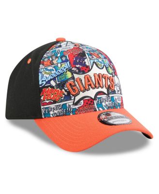 Men's Black/Orange San Francisco Giants 2025 MLB Diamond Hero Edition A-Frame 9FORTY Adjustable Hat