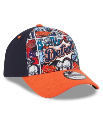 Men's Navy/Orange Detroit Tigers 2025 MLB Diamond Hero Edition A-Frame 9FORTY Adjustable Hat