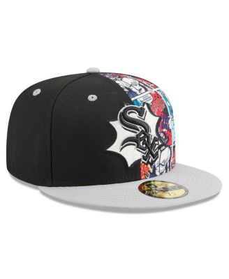 Men's Black/Gray Chicago White Sox 2025 MLB Diamond Hero Edition 59FIFTY Fitted Hat