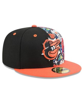 Men's Black/Orange Baltimore Orioles 2025 MLB Diamond Hero Edition 59FIFTY Fitted Hat
