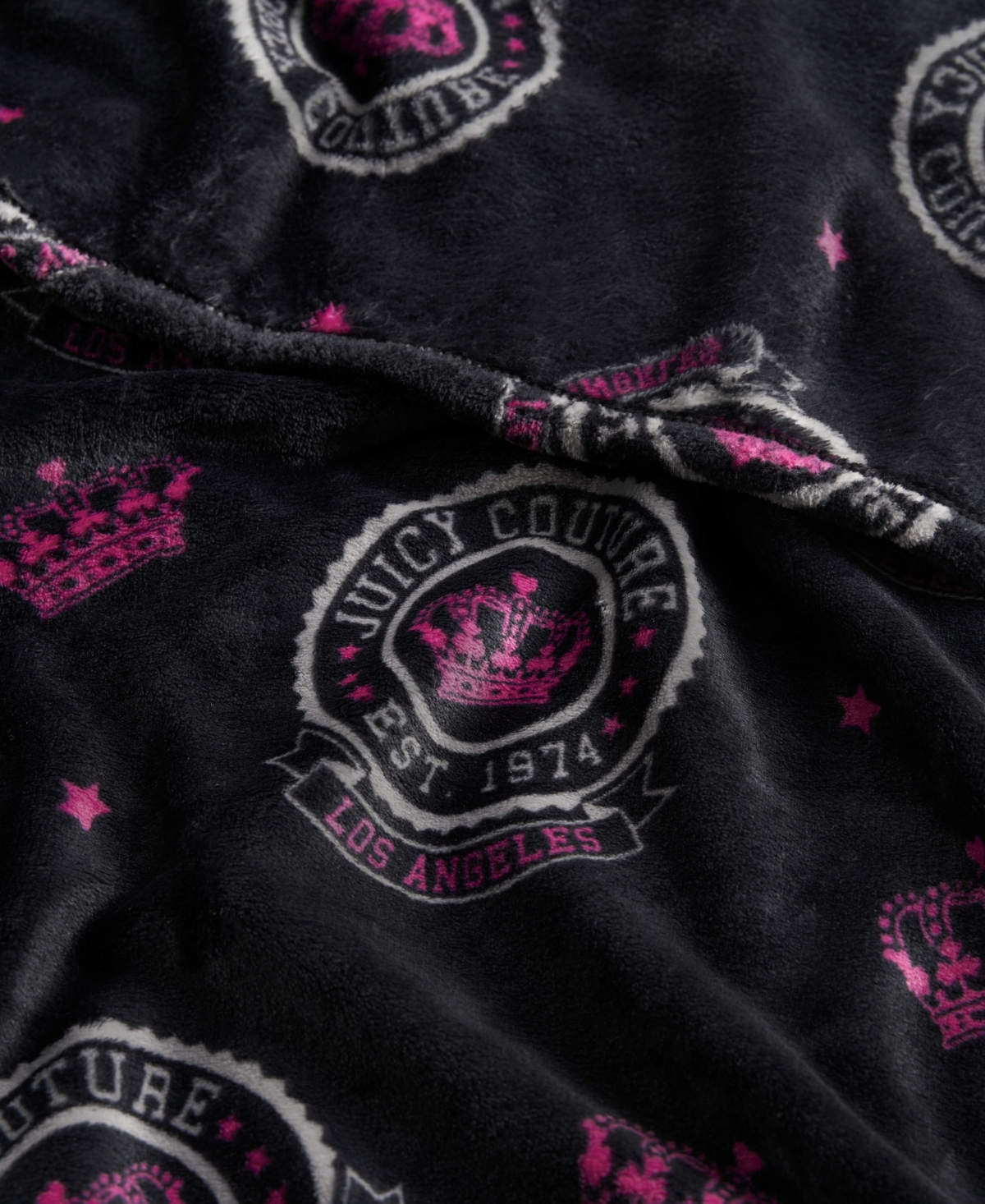 Juicy Couture Plush Throw, 50" X 70"