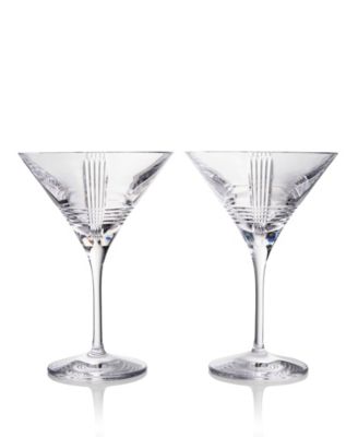 Vector Martini Glasses, Set of 2
