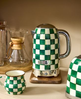 Emerald Check Electric Kettle