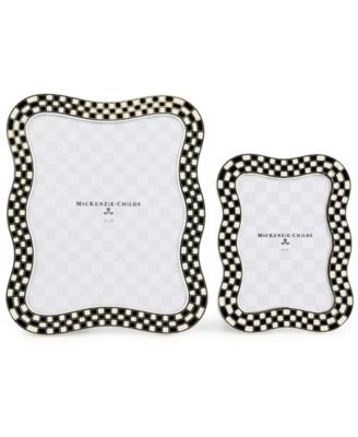 Wavy Check Silver Plated Frame, 5"x 7"