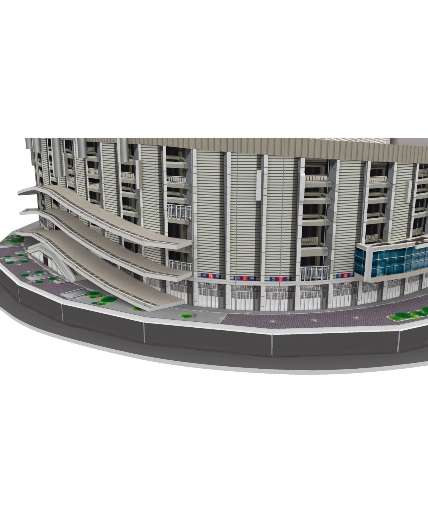 Детская игрушка Banbo Toys Spotify Camp Nou (FCB) Stadium 3D Puzzle — фото 6