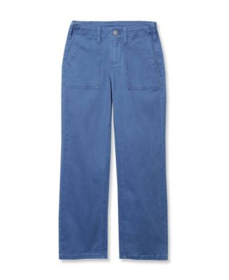 Girls Woven Utility Cargo Pant with Pockets