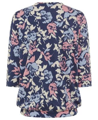 Women's Abstract Floral T-Shirt