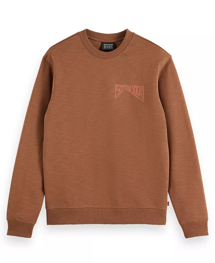 Men's Logo Detail Crewneck Sweatshirt - thumbnail 5