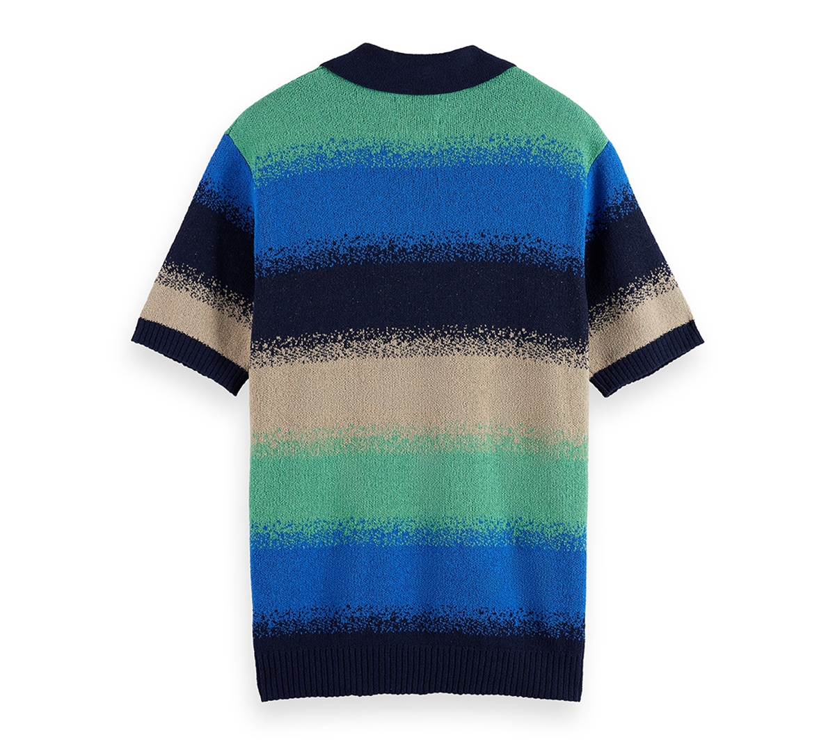 Scotch & Soda Men's Relaxed Fit Short Sleeve Striped Polo Shirt In Multi