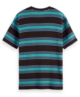 Men's Waffle Stripe Short-Sleeve T-Shirt