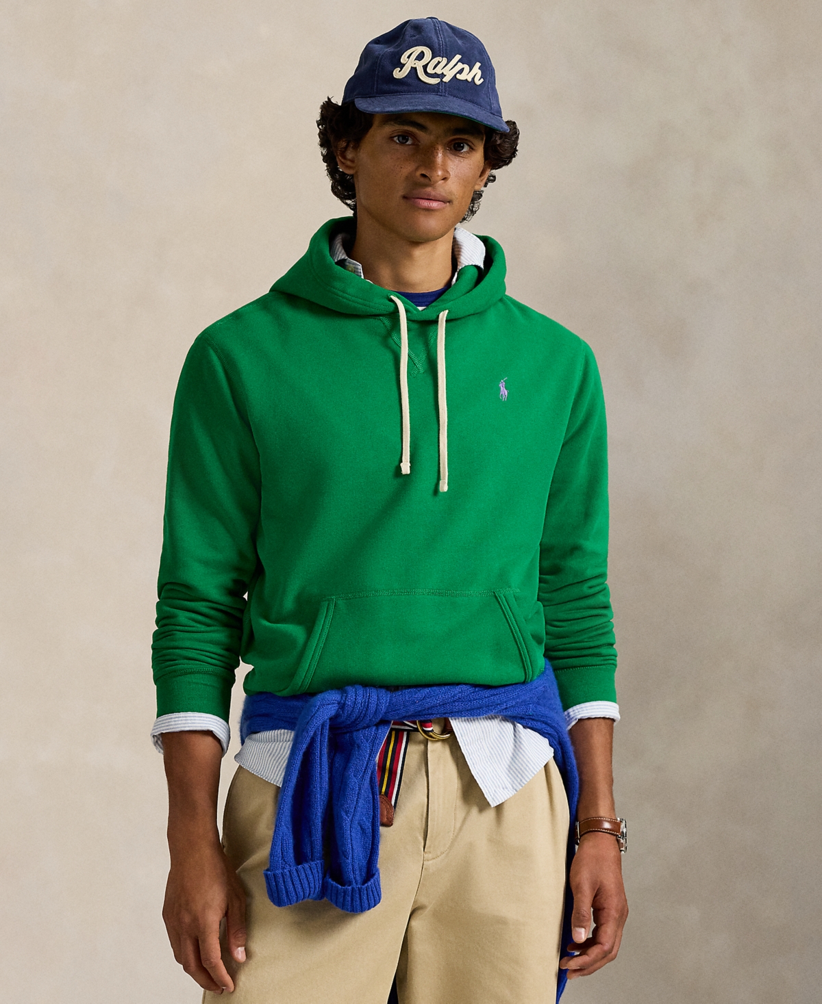 Polo Ralph Lauren Men's Rl Fleece Hoodie In Green