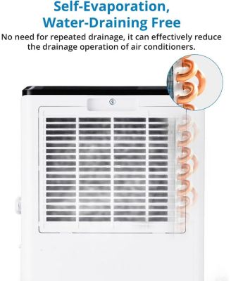 8,000 BTU Portable AC - 3-in-1 Cooling, Fan & Dehumidifier, Smart Unit with LED Display - Portable AC