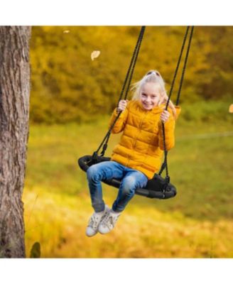 Fabric Spinner Swing 24 inch diameter black