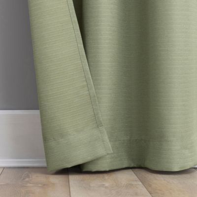 Lance Textured Semi-Sheer Grommet Curtain Panel