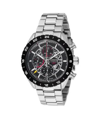 Men's 49230 Reserve Automatic Chronograph Black Dial Watch