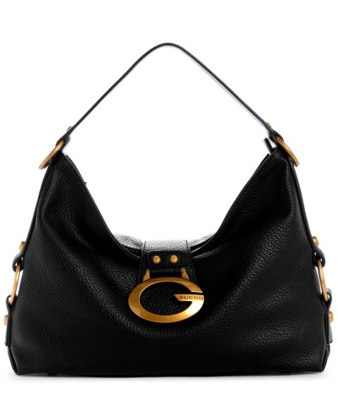 Женская сумка GUESS Camden Large Shoulder Handbag, цвет: Чёрный