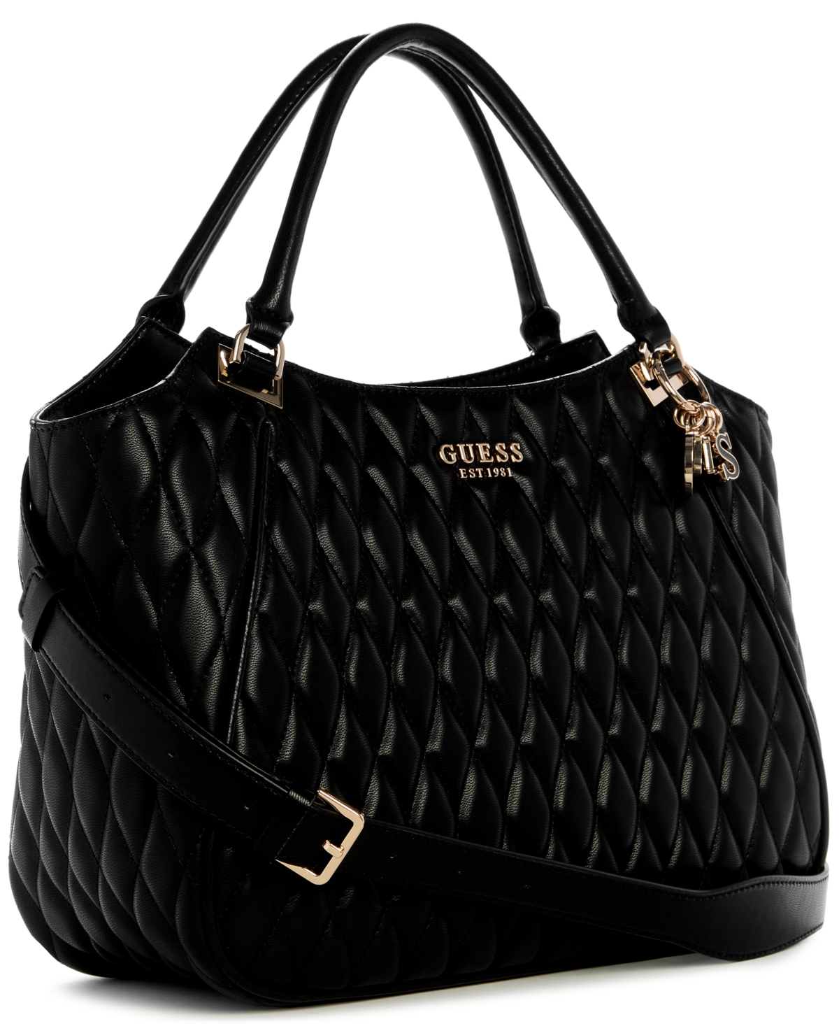 Guess Women's Valla Large Tote Bag In Black