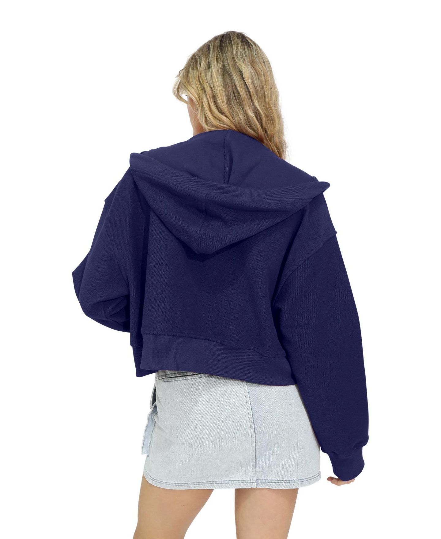 Женская куртка Belle & Bloom Fireside Hooded Utility, цвет: Тёмный синий — фото 4