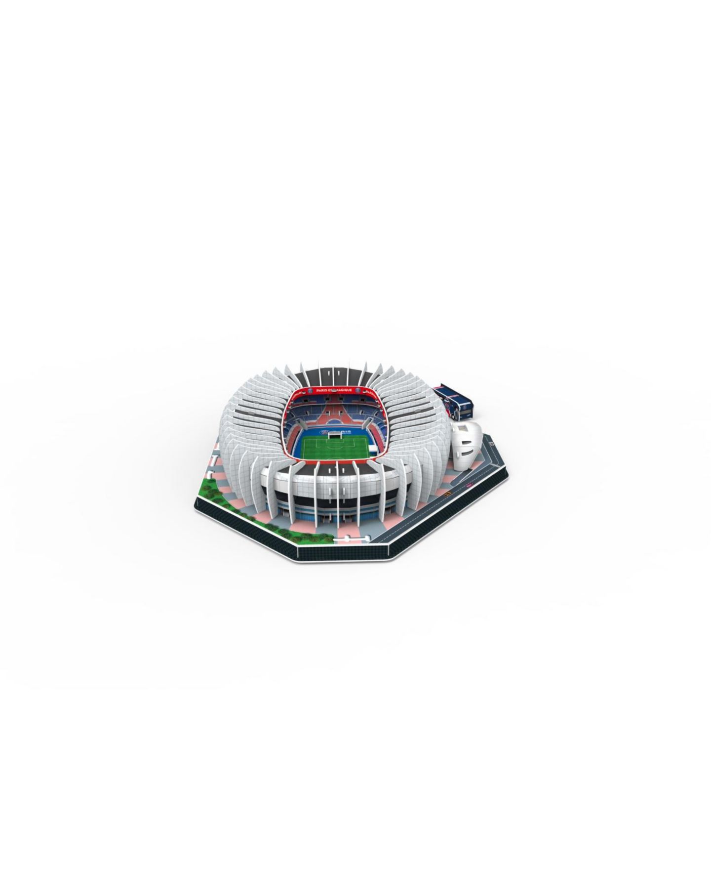 Детский пазл Banbo Toys Paris Saint-Germain Parc des Princes 159-Piece 3D Puzzle, Ages 7+ — фото 6