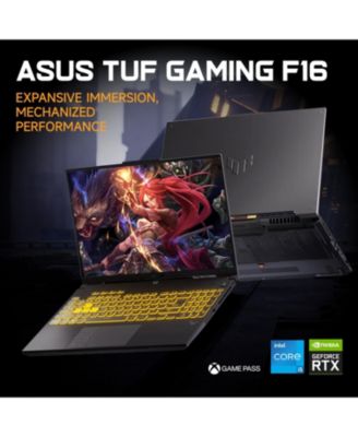 TUF F16 16" Gaming Traditional Laptop Intel Core 5 210H 16GB RAM NVIDIA GeForce RTX 4050 512GB SSD Storage Windows 11 Home FHD+ 144Hz - Grey